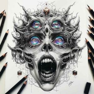 Inne mroczne - Free tattoo design ideas ai genereted - inkby.ai