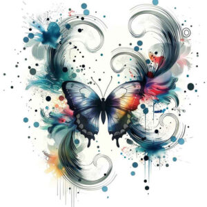 Motyle ćmy ważki - Free tattoo design ideas ai genereted - inkby.ai