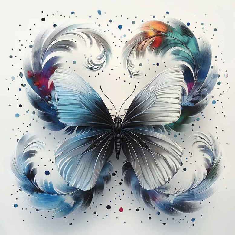Motyle ćmy ważki - Free tattoo design ideas ai genereted - inkby.ai