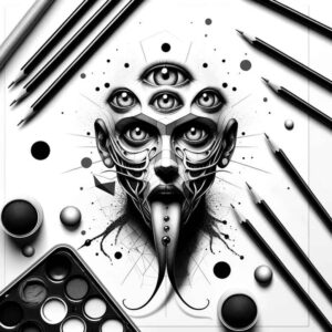 Inne mroczne - Free tattoo design ideas ai genereted - inkby.ai