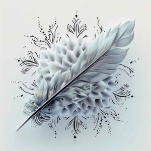 Piórka - Free tattoo design ideas ai genereted - inkby.ai