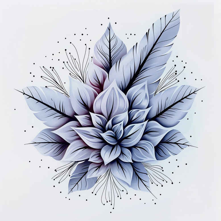 Piórka - Free tattoo design ideas ai genereted - inkby.ai