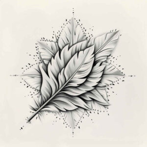 Piórka - Free tattoo design ideas ai genereted - inkby.ai