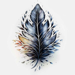 Piórka - Free tattoo design ideas ai genereted - inkby.ai