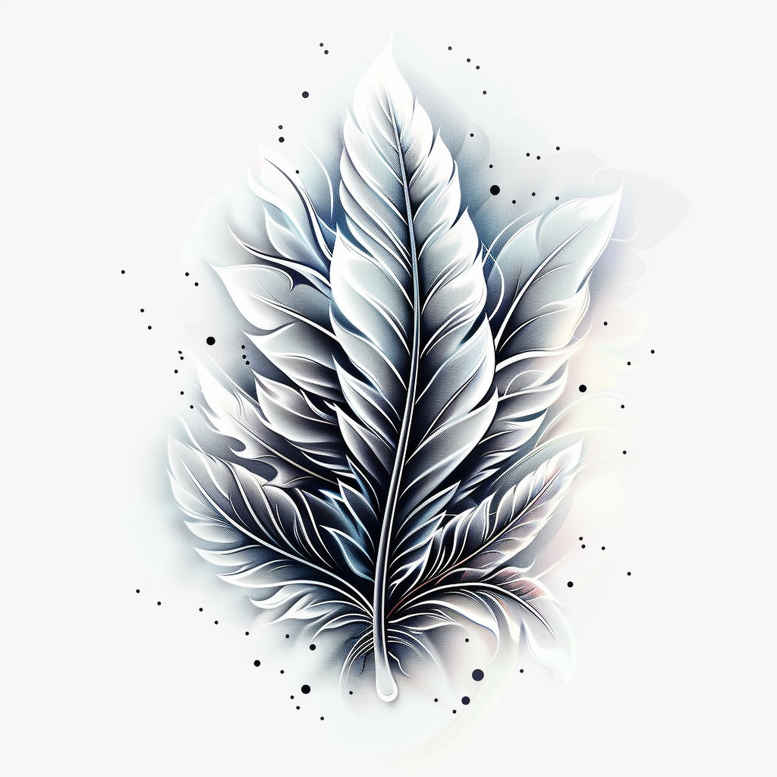 Piórka - Free tattoo design ideas ai genereted - inkby.ai