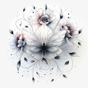 Motyle ćmy ważki - Free tattoo design ideas ai genereted - inkby.ai