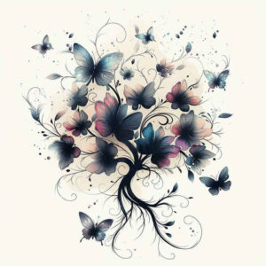 Motyle ćmy ważki - Free tattoo design ideas ai genereted - inkby.ai