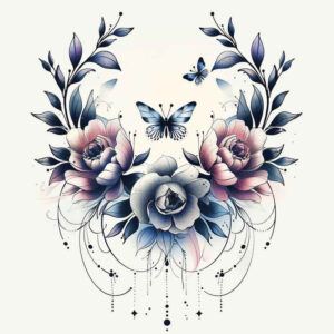 Motyle ćmy ważki - Free tattoo design ideas ai genereted - inkby.ai