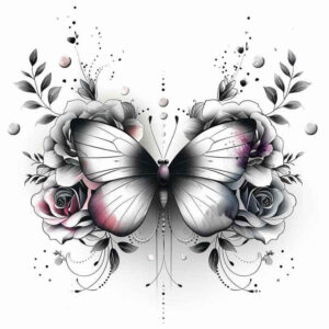Motyle ćmy ważki - Free tattoo design ideas ai genereted - inkby.ai