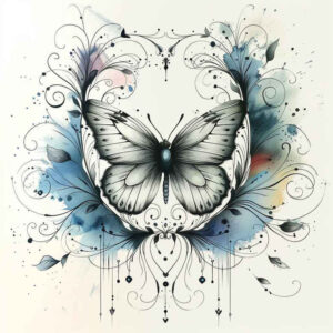 Motyle ćmy ważki - Free tattoo design ideas ai genereted - inkby.ai