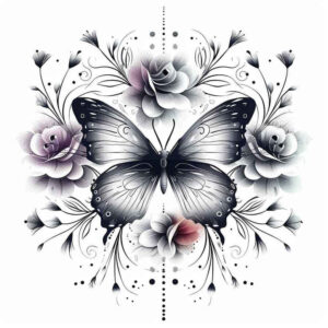 Motyle ćmy ważki - Free tattoo design ideas ai genereted - inkby.ai