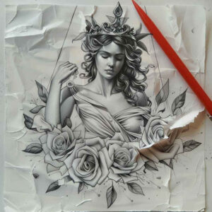 Postacie. - Free tattoo design ideas ai genereted - inkby.ai