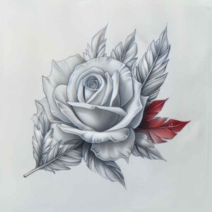 Delikatne kwiaty - Free tattoo design ideas ai genereted - inkby.ai