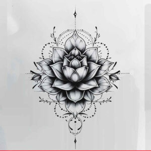 Delikatne kwiaty - Free tattoo design ideas ai genereted - inkby.ai