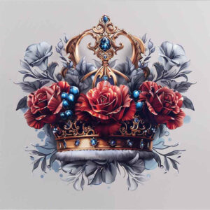 Korony i diamenty - Free tattoo design ideas ai genereted - inkby.ai