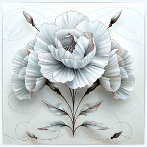 Delikatne kwiaty - Free tattoo design ideas ai genereted - inkby.ai