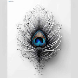 Piórka - Free tattoo design ideas ai genereted - inkby.ai