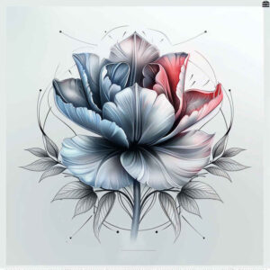 Delikatne kwiaty - Free tattoo design ideas ai genereted - inkby.ai