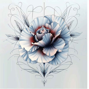 Delikatne kwiaty - Free tattoo design ideas ai genereted - inkby.ai