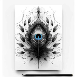 Piórka - Free tattoo design ideas ai genereted - inkby.ai
