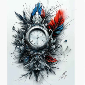Piórka - Free tattoo design ideas ai genereted - inkby.ai