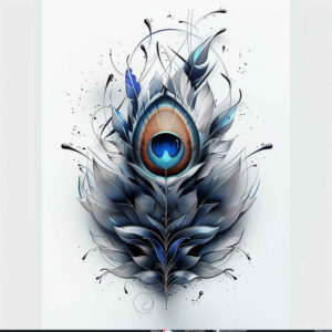 Piórka - Free tattoo design ideas ai genereted - inkby.ai