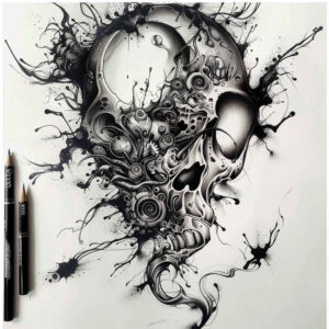 Inne mroczne - Free tattoo design ideas ai genereted - inkby.ai