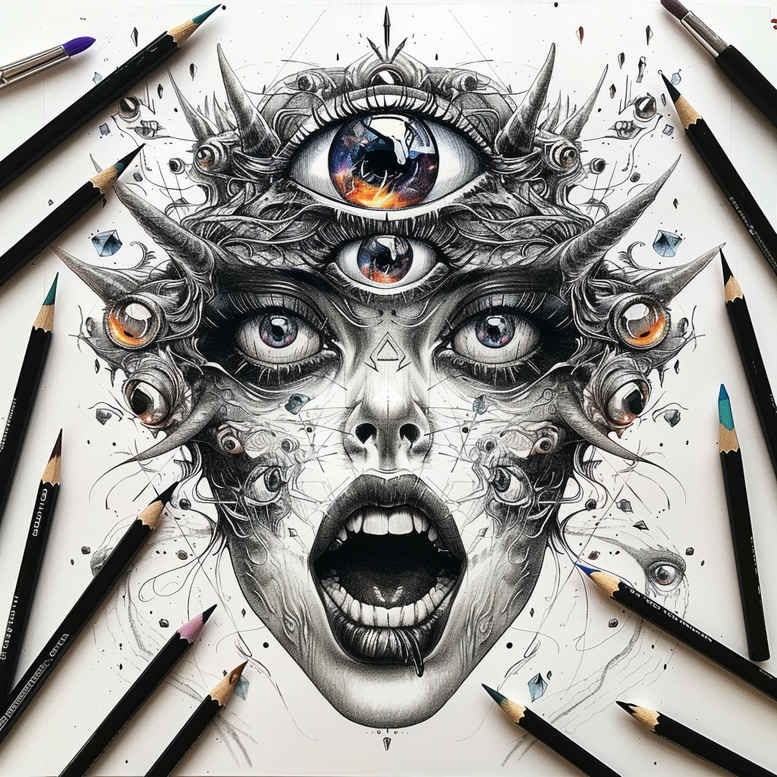 Inne mroczne - Free tattoo design ideas ai genereted - inkby.ai