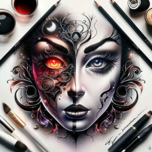 Inne mroczne - Free tattoo design ideas ai genereted - inkby.ai