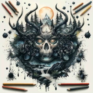 Inne mroczne - Free tattoo design ideas ai genereted - inkby.ai