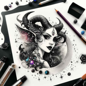 Inne mroczne - Free tattoo design ideas ai genereted - inkby.ai