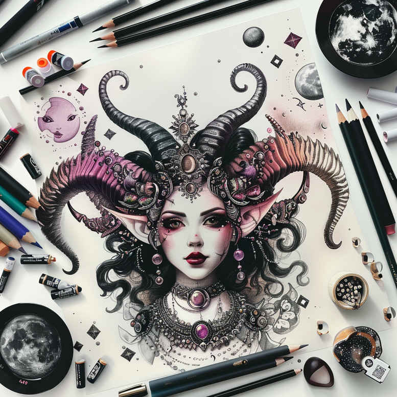Inne mroczne - Free tattoo design ideas ai genereted - inkby.ai