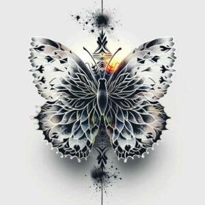 Motyle ćmy ważki - Free tattoo design ideas ai genereted - inkby.ai