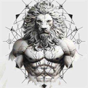 Surrealistyczne postacie - Free tattoo design ideas ai genereted - inkby.ai