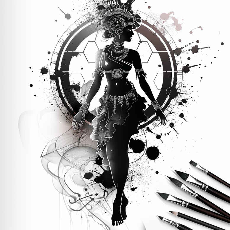 Postacie. - Free tattoo design ideas ai genereted - inkby.ai