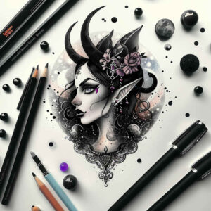 Inne mroczne - Free tattoo design ideas ai genereted - inkby.ai
