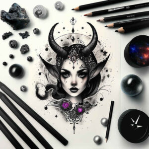 Inne mroczne - Free tattoo design ideas ai genereted - inkby.ai