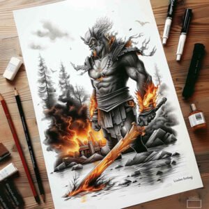 Wikingowie - Free tattoo design ideas ai genereted - inkby.ai
