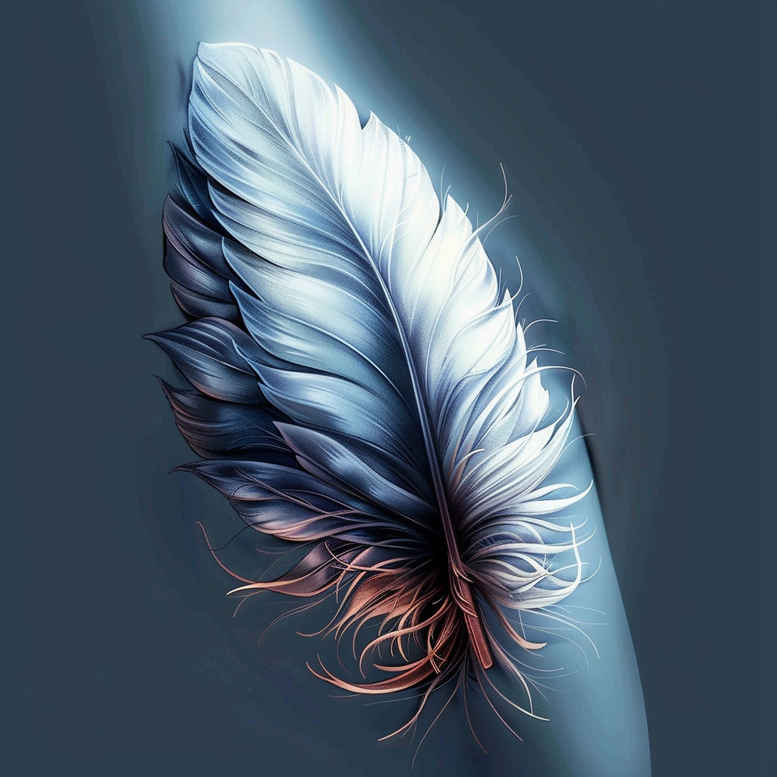 Piórka - Free tattoo design ideas ai genereted - inkby.ai