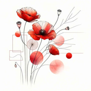Delikatne kwiaty - Free tattoo design ideas ai genereted - inkby.ai