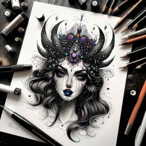 Inne mroczne - Free tattoo design ideas ai genereted - inkby.ai
