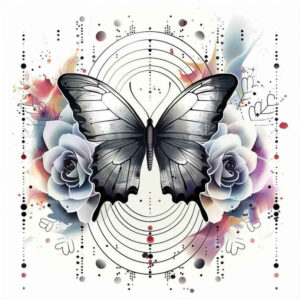 Motyle ćmy ważki - Free tattoo design ideas ai genereted - inkby.ai