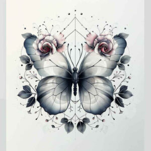 Motyle ćmy ważki - Free tattoo design ideas ai genereted - inkby.ai