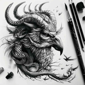 Inne mroczne - Free tattoo design ideas ai genereted - inkby.ai
