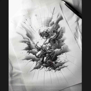 Postacie. - Free tattoo design ideas ai genereted - inkby.ai