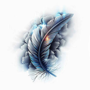 Piórka - Free tattoo design ideas ai genereted - inkby.ai