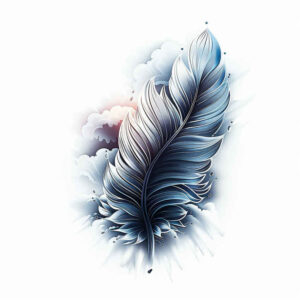 Piórka - Free tattoo design ideas ai genereted - inkby.ai