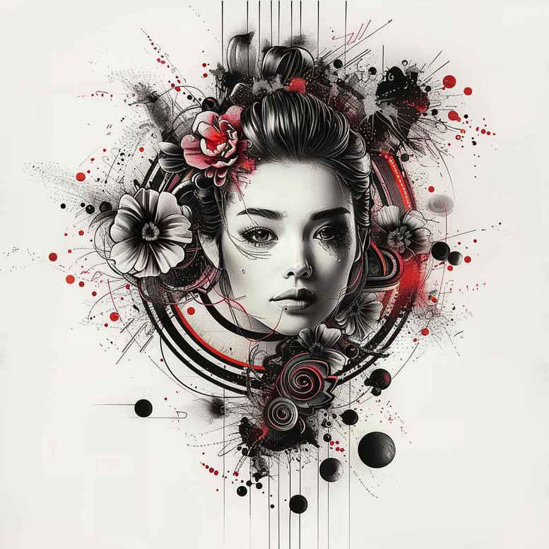 Postacie. - Free tattoo design ideas ai genereted - inkby.ai