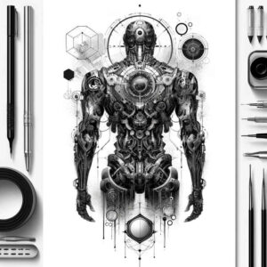 Postacie. - Free tattoo design ideas ai genereted - inkby.ai