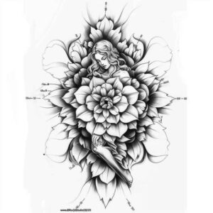 Postacie. - Free tattoo design ideas ai genereted - inkby.ai